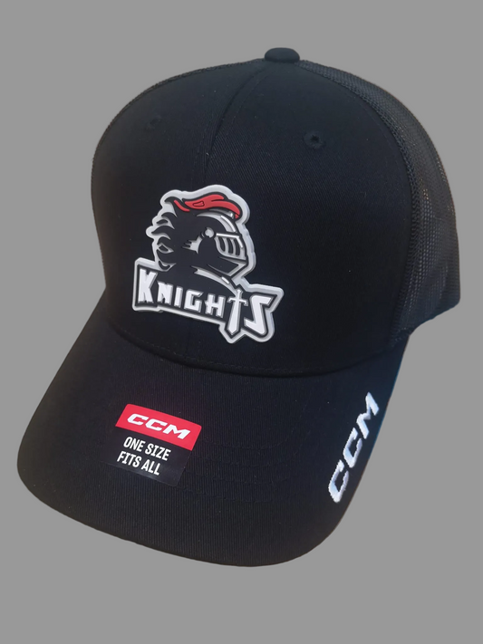 CCM Knights Hockey meshback truck cap